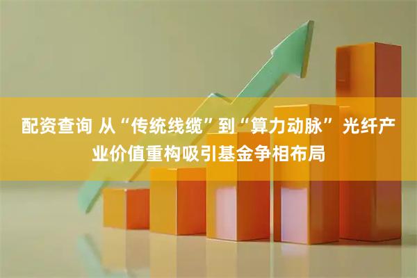 配资查询 从“传统线缆”到“算力动脉” 光纤产业价值重构吸引基金争相布局